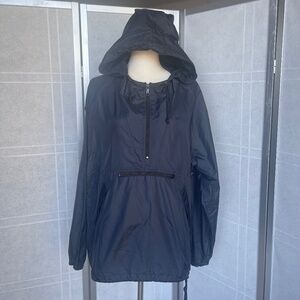GAP Navy Windbreaker with Hood sz M